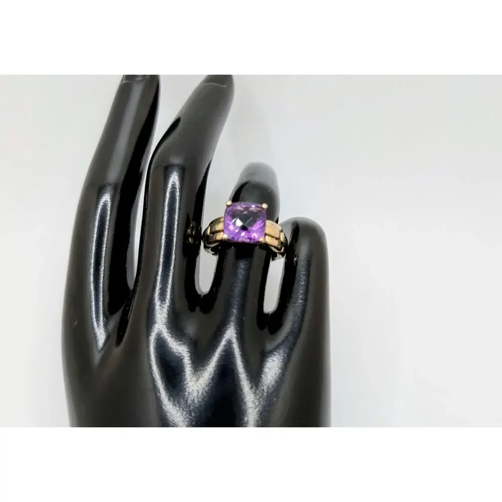 JAI by John Hardy Amethyst and Sterling Silver Ring Size 6